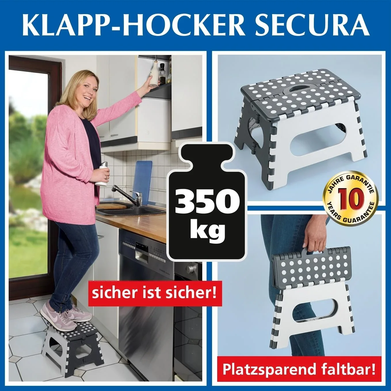 Klapp-Hocker Secura - 1