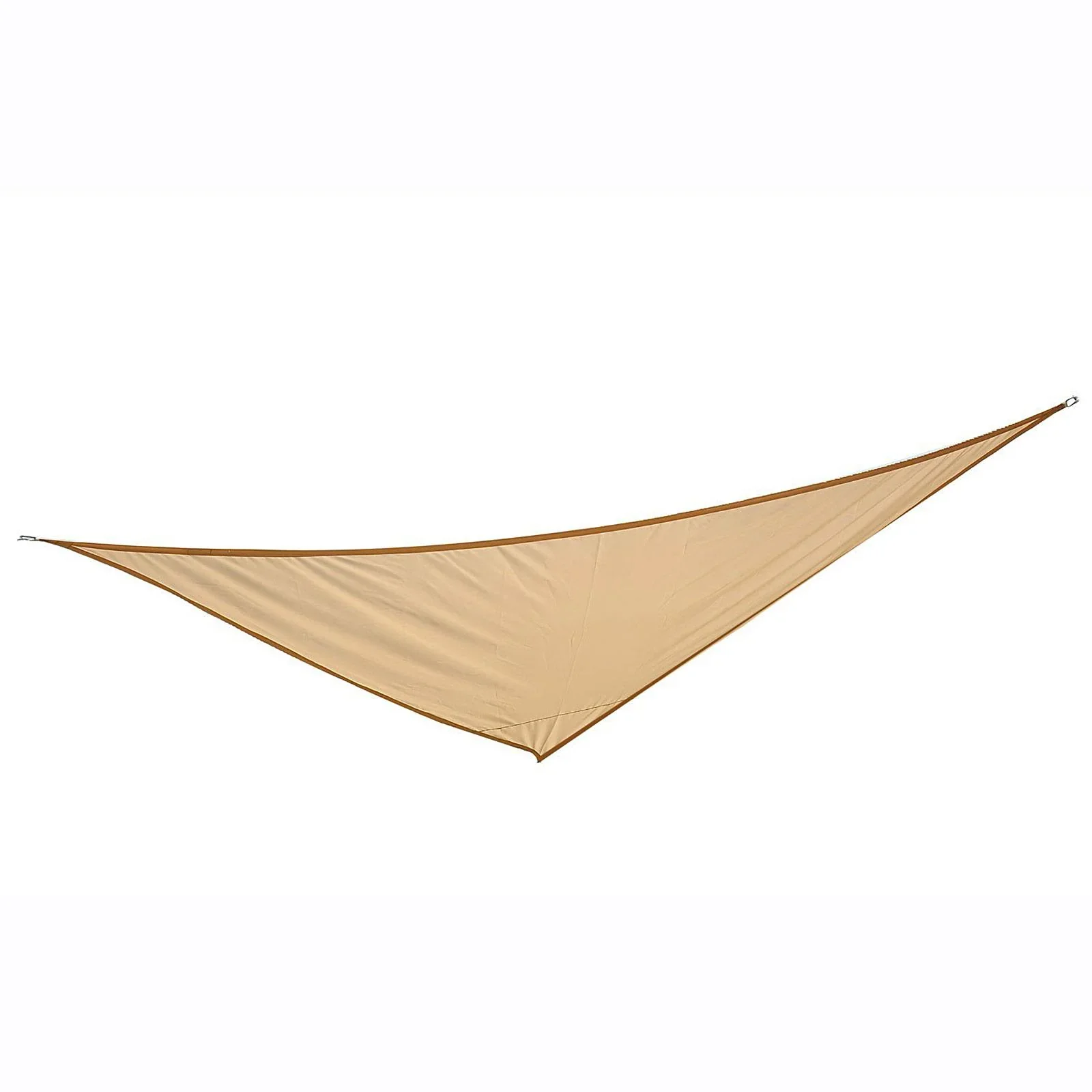 Sonnensegel (Sand 4x4x4m) Dreieck Polyester - wasserabweisend - 1