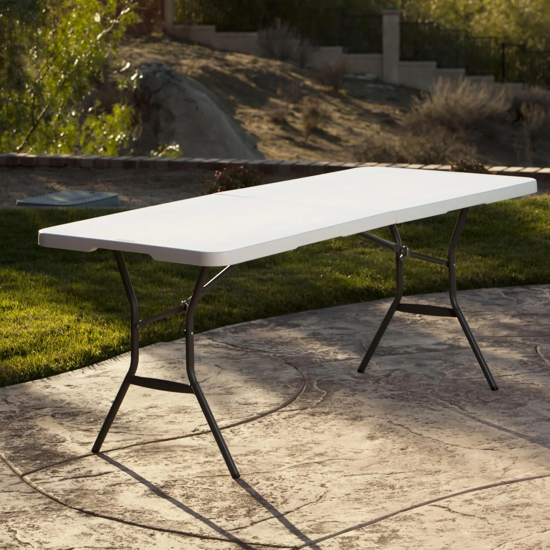 Kunststoff Klapptisch 183 x 76 cm - 3