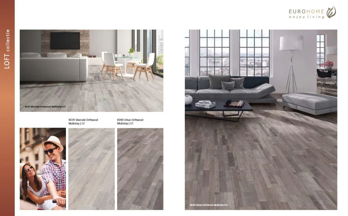 Loft Laminatboden Silverside Driftwood 8 mm 2,22 m² - 0