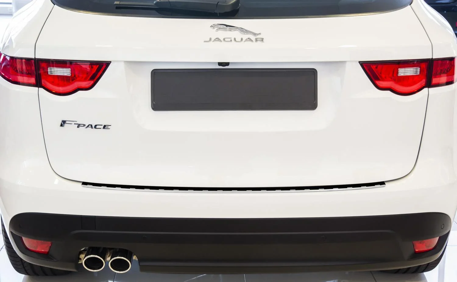 Ladekantenschutz Edelstahl für Jaguar F-Pace - Baujahr 2016 > - 2