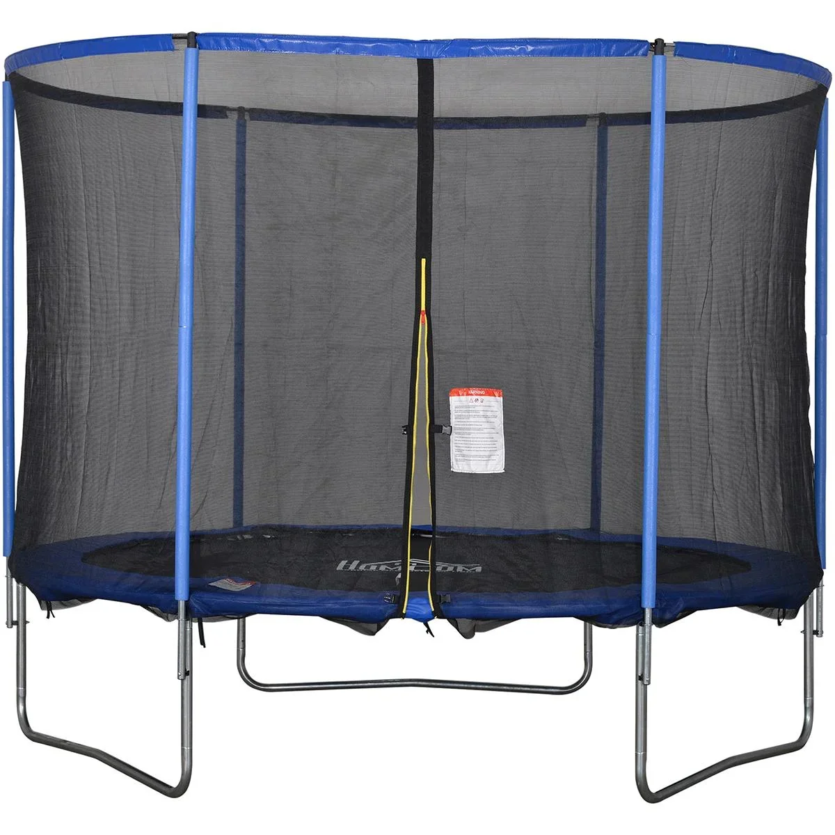 Trampolin mit Sicherheitsnetz blau, schwarz - 7