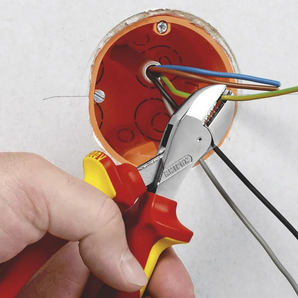 KNIPEX X-Cut Kompakt-Seitenschneider isoliert mit Mehrkomponenten-Hüllen 160 mm - 2
