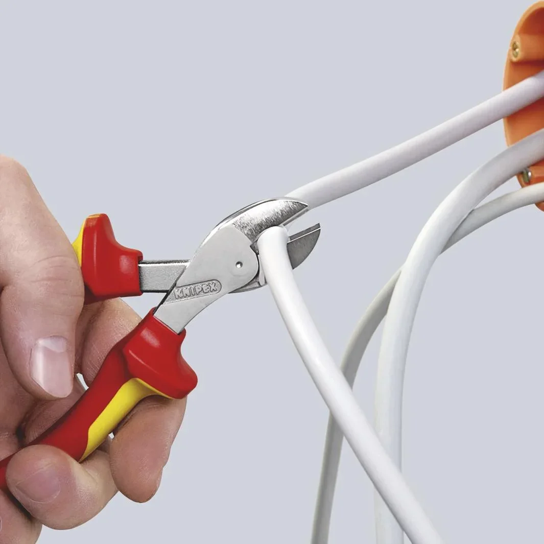 KNIPEX X-Cut Kompakt-Seitenschneider isoliert mit Mehrkomponenten-Hüllen 160 mm - 6