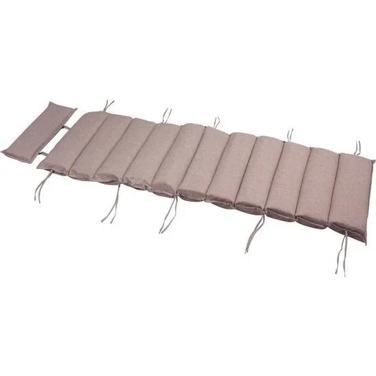 Kissen Sonnenliege - Creme gesprenkelt - 177x58x7 - 4
