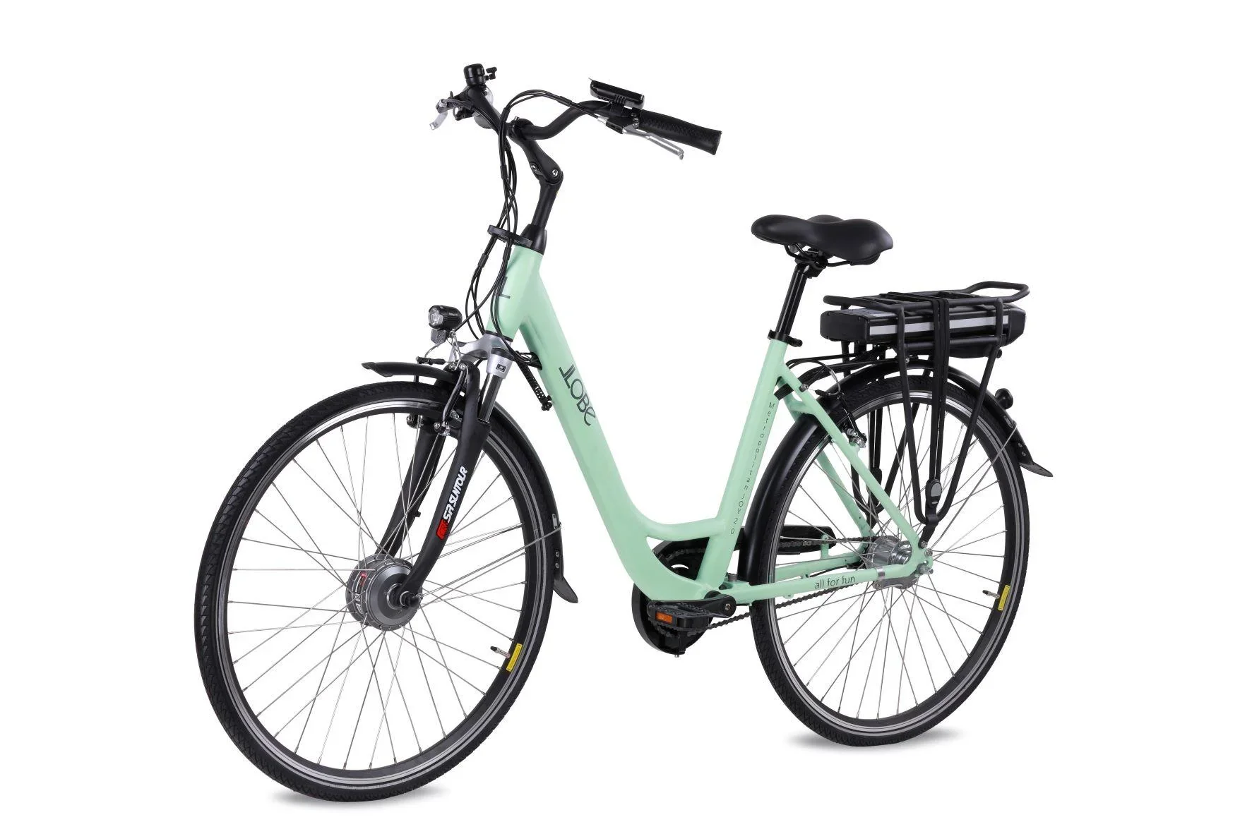 Unisex City E-Bike 28 Zoll, Rahmengröße 50 cm, 7-Gang Nabenschaltung, Metropolitan Joy 2.0 Pastellgrün, 8 Ah - 3