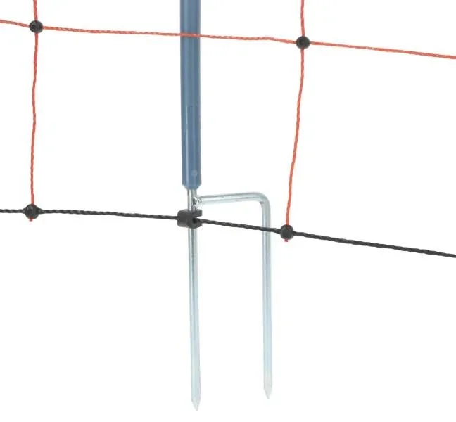 TitanNet PremiumPlus, 50 m blau/weiß, 90 cm, Doppelspitz - 4