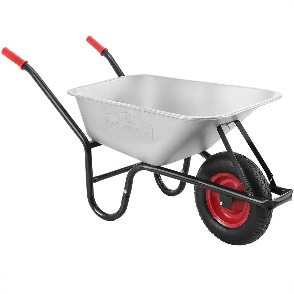 Schubkarre 100l - 250kg - Tragfähigkeit mit Lufträdern 40cm - 3