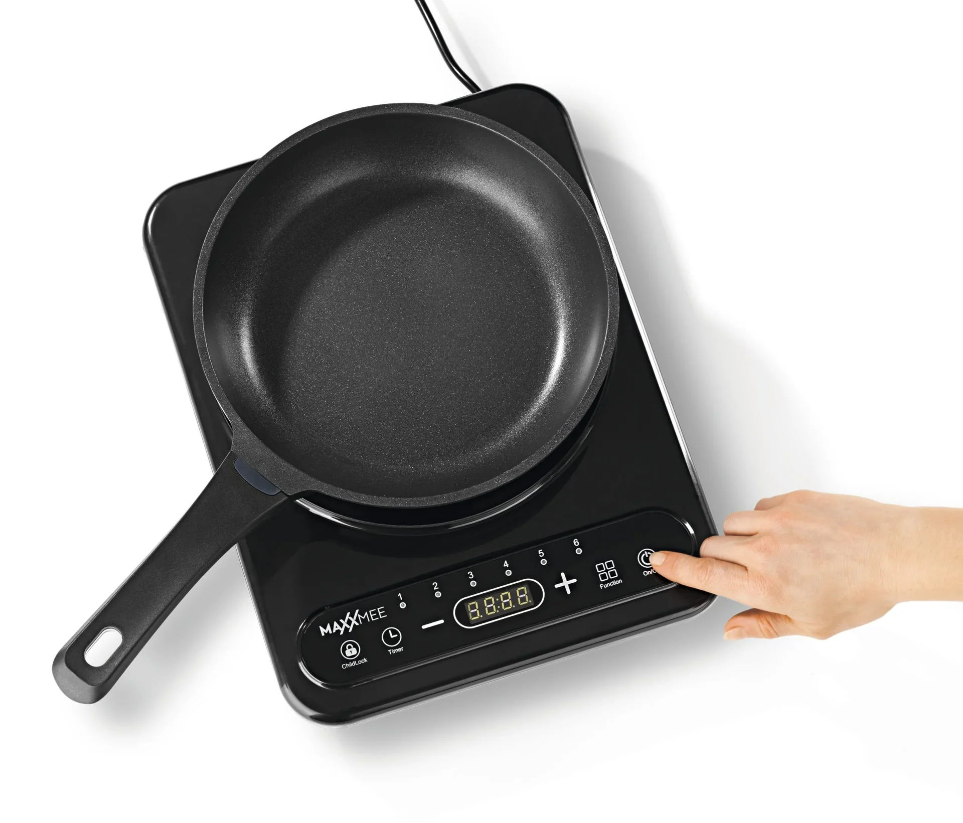 Induktionskochfeld mit LED-Display "Single" - 1
