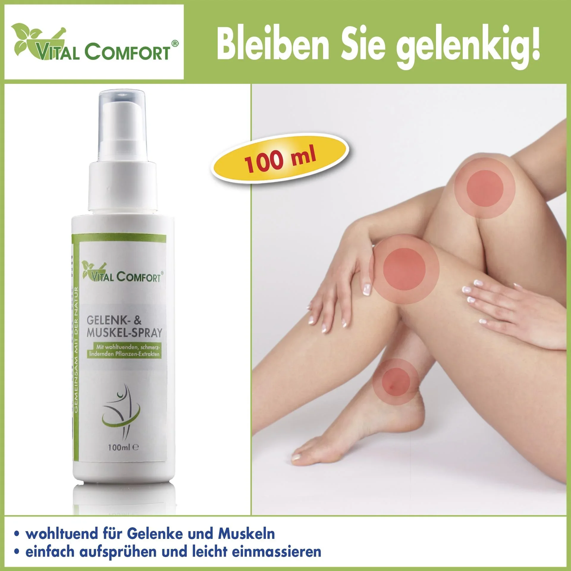 Gelenk- und Muskel-Spray, "Vital Comfort", 100 ml - 1