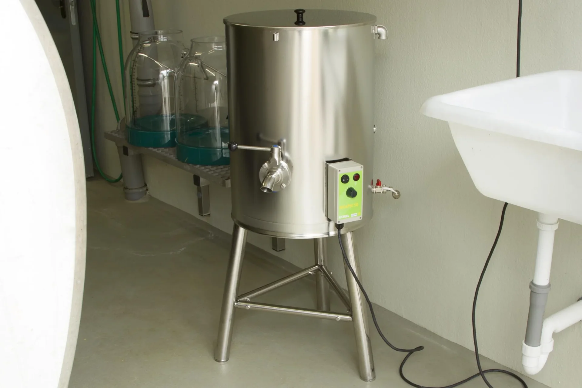 Milcherwärmer MilkPot 50 inklusive Deckel, 50 l Edelstahl - 6