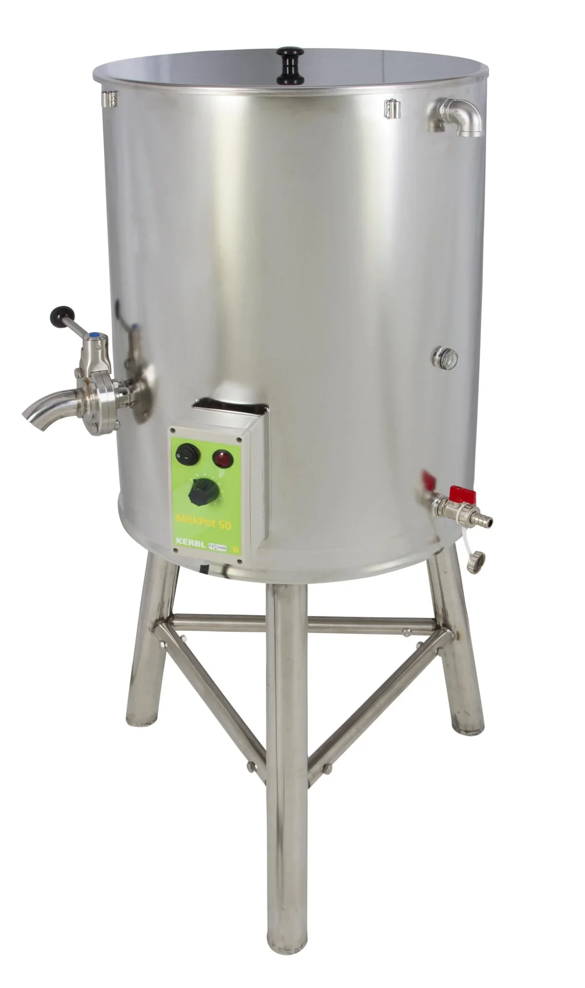 Milcherwärmer MilkPot 50 inklusive Deckel, 50 l Edelstahl - 9