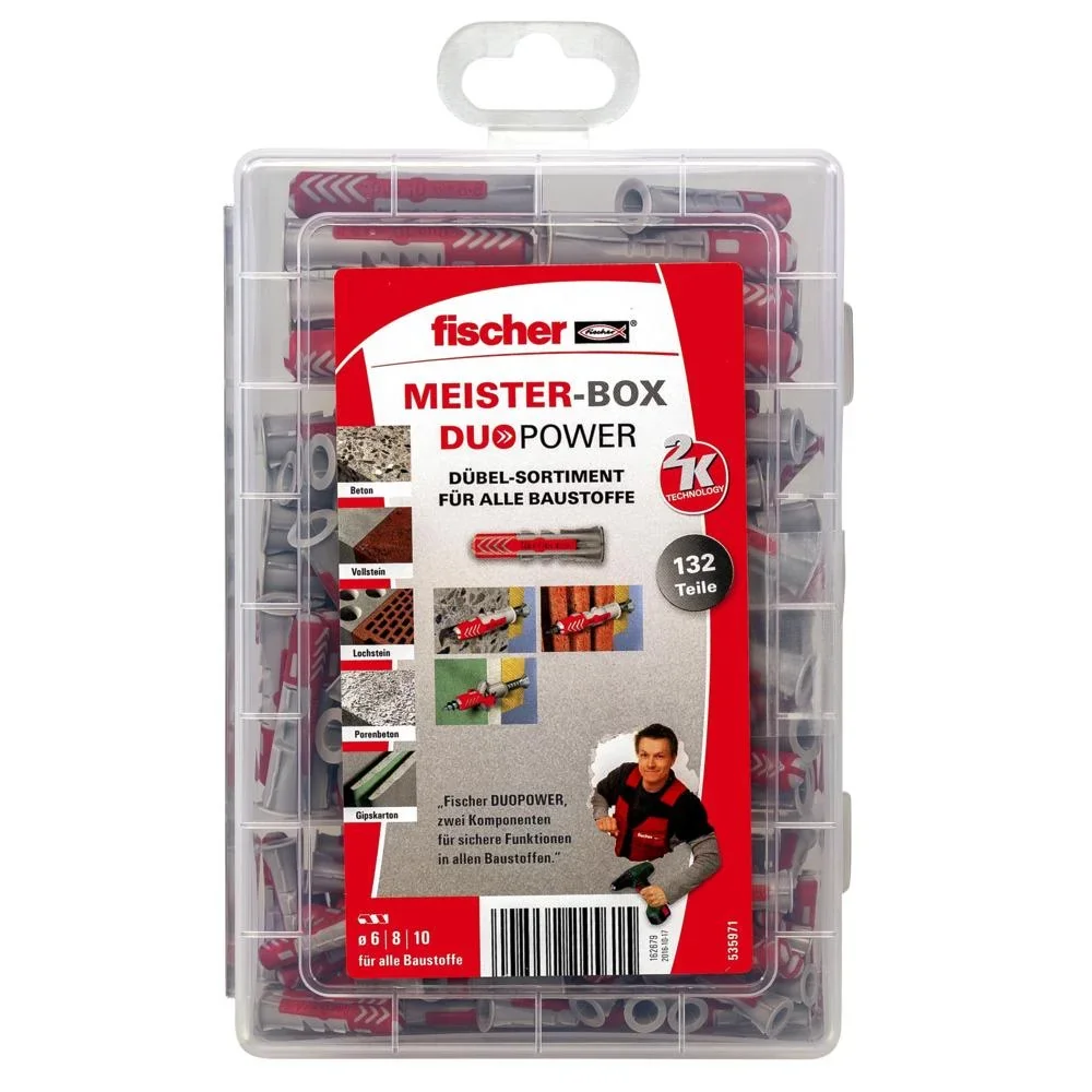 Dübel-Sortiment, MEISTER-BOX DUOPOWER - 1