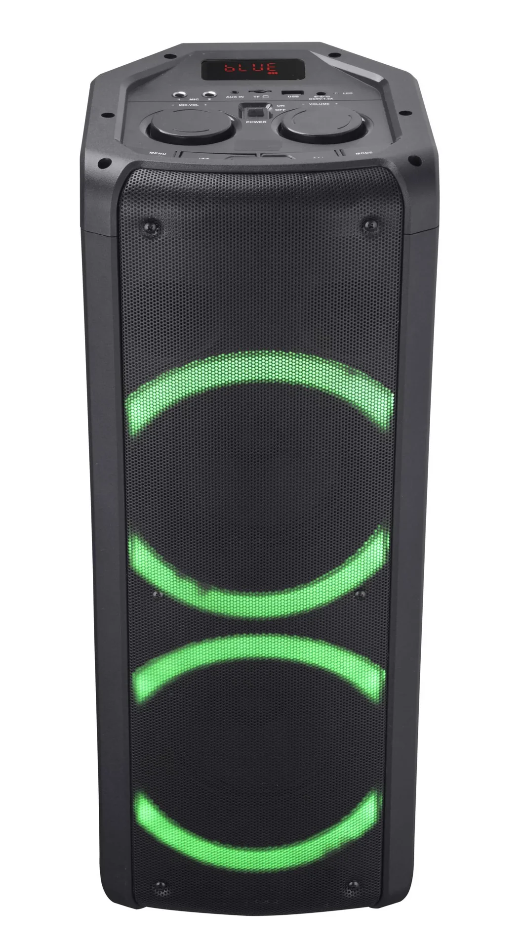 Mobiler Partylautsprecher mit Bluetooth, Radio, USB, AUX-IN und Akku - 2
