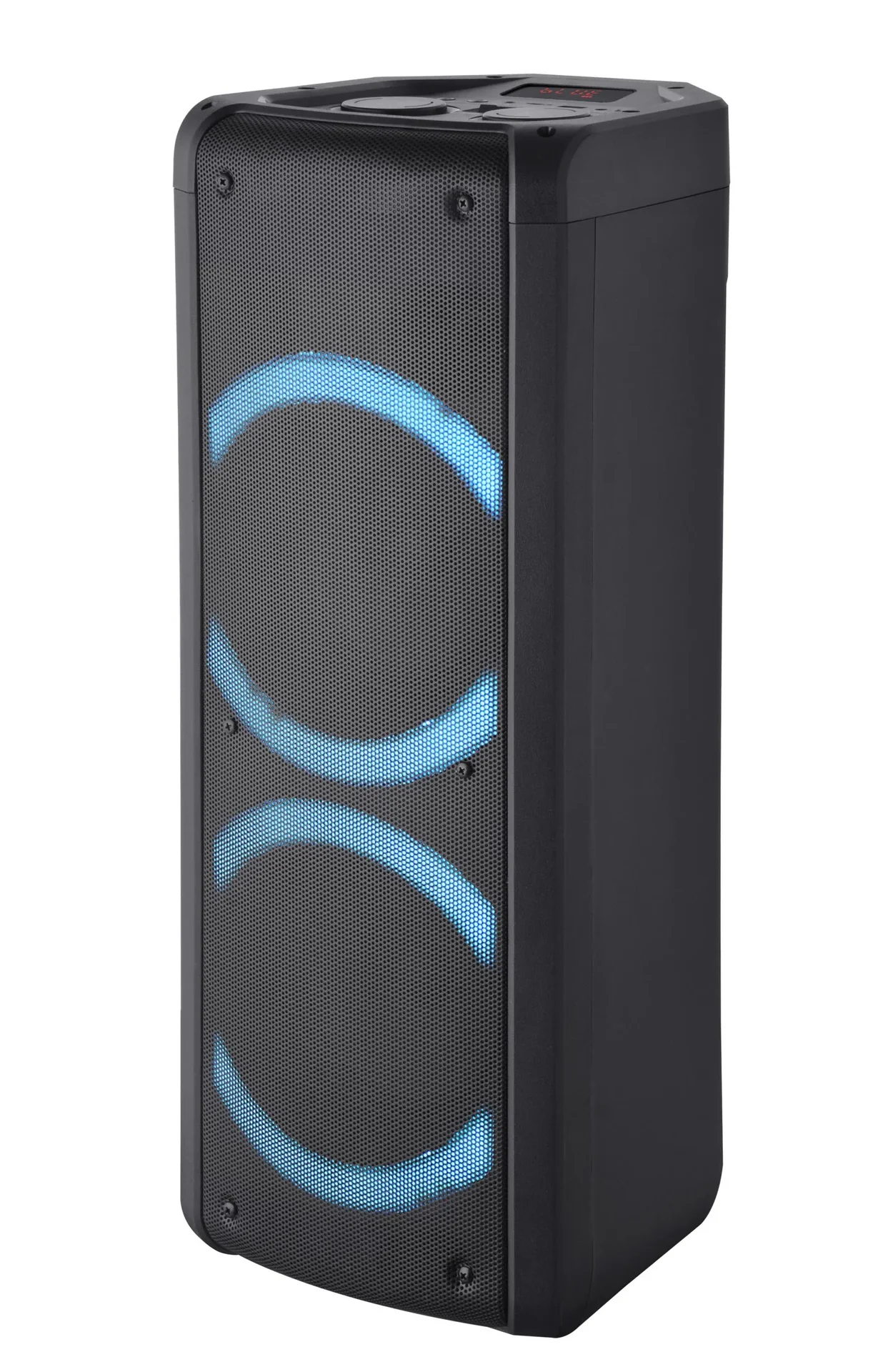 Mobiler Partylautsprecher mit Bluetooth, Radio, USB, AUX-IN und Akku - 4