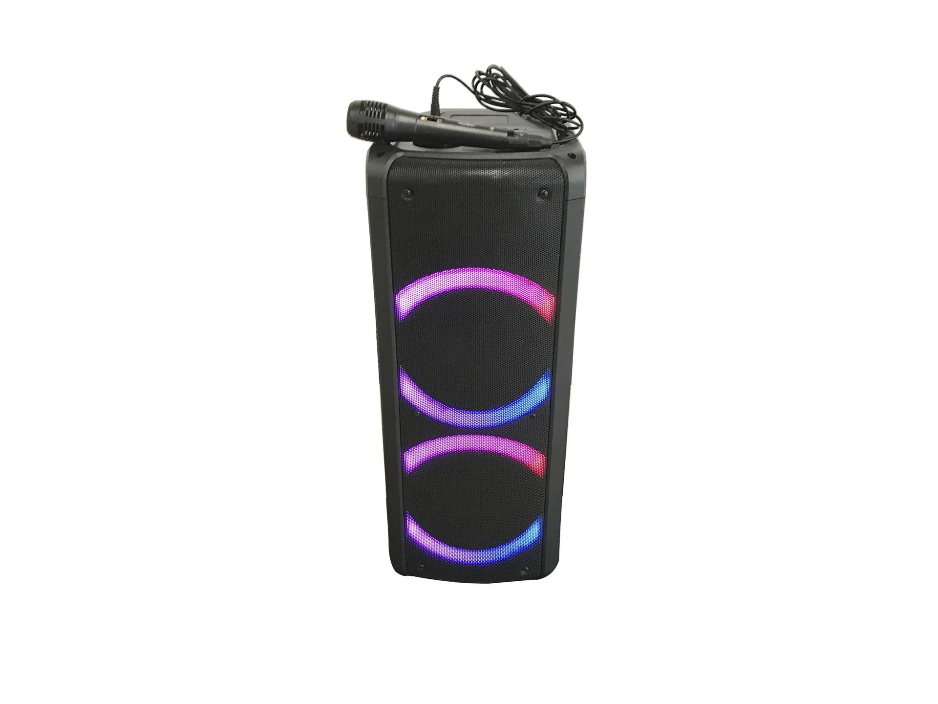 Mobiler Partylautsprecher mit Bluetooth, Radio, USB, AUX-IN und Akku - 5