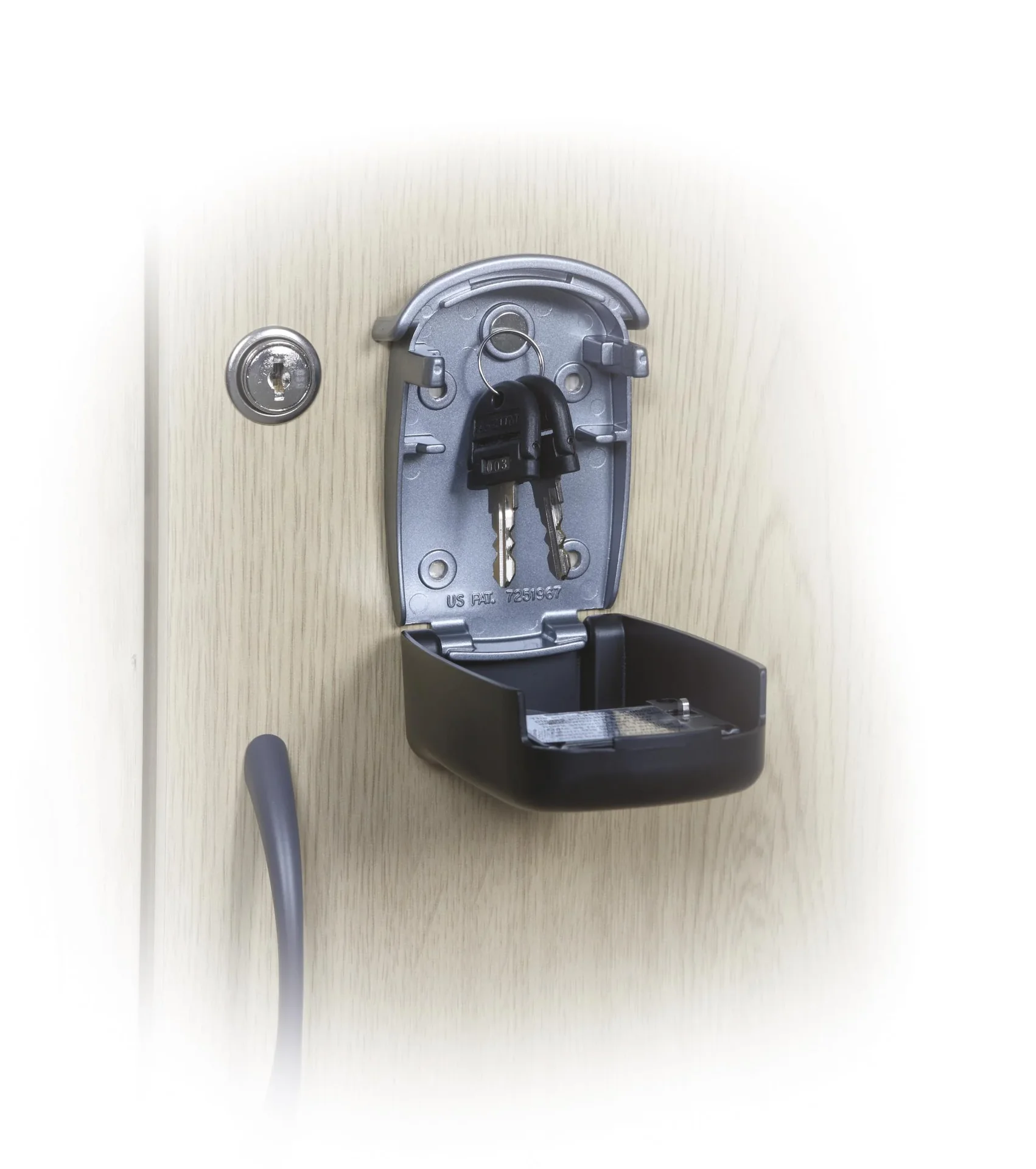 Schlüsselbox mit Drehkombinationsschloss Außenmaße 100 x 65 x 35 mm - 1