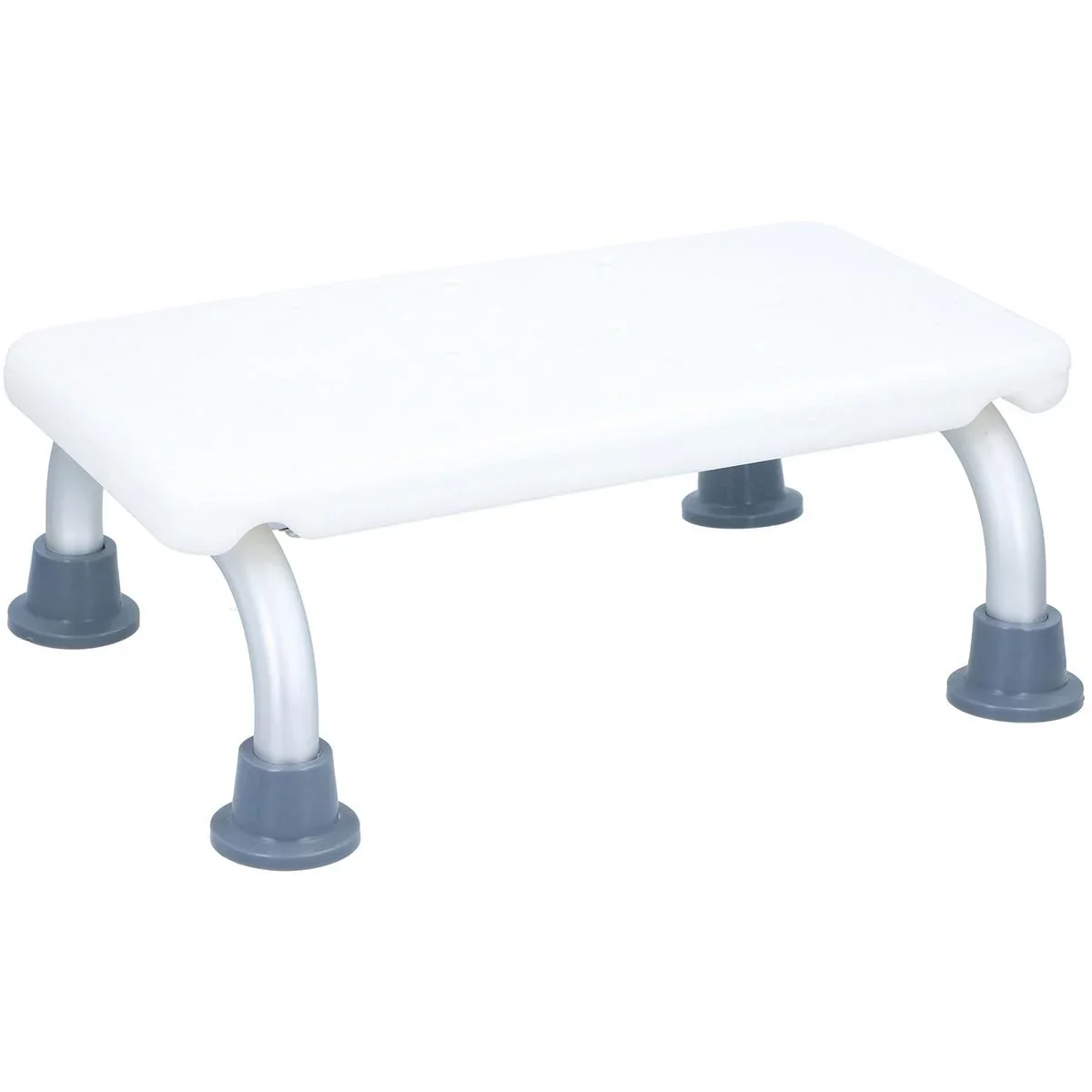 Vivamore Schritt / Hocker - Badezimmer - 40x31x14,5cm - Weiß - 0