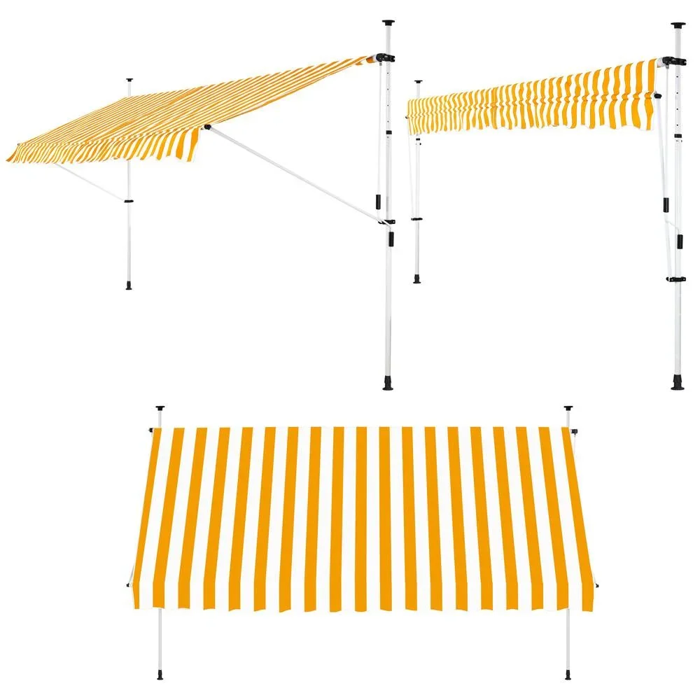 Klem Baldachin gelb/weiß 300cm - 2