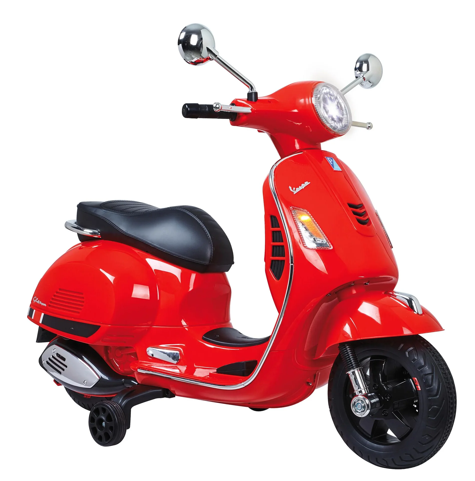 Ride-on Vespa für Kinder, 12 Volt, Rot - 0