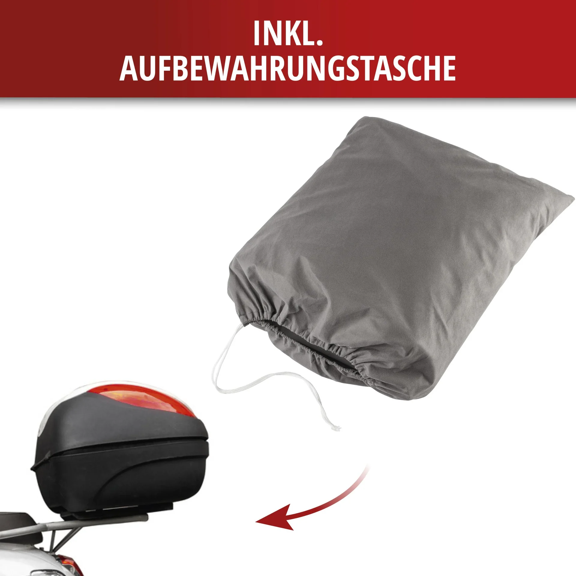 Motorradgarage Scooter - Grösse S - 185 x 90 x 110 cm - PVC - 0