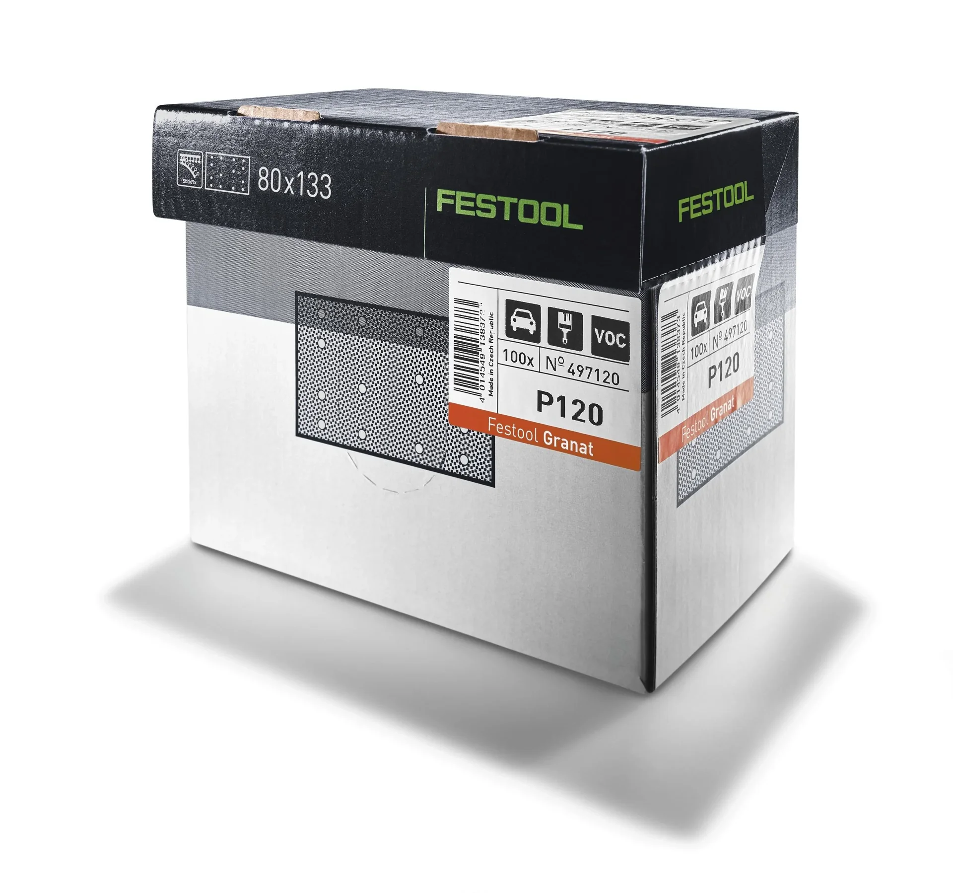 Schleifstreifen STF 80 x 133 P220, 100 Stück - 2