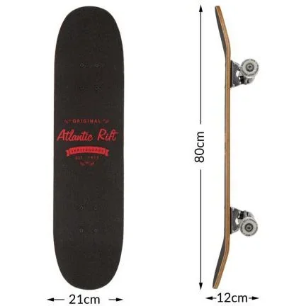 Skateboard - ABEC 9 kugelgelagerte PU-Räder - Multicolour - 1