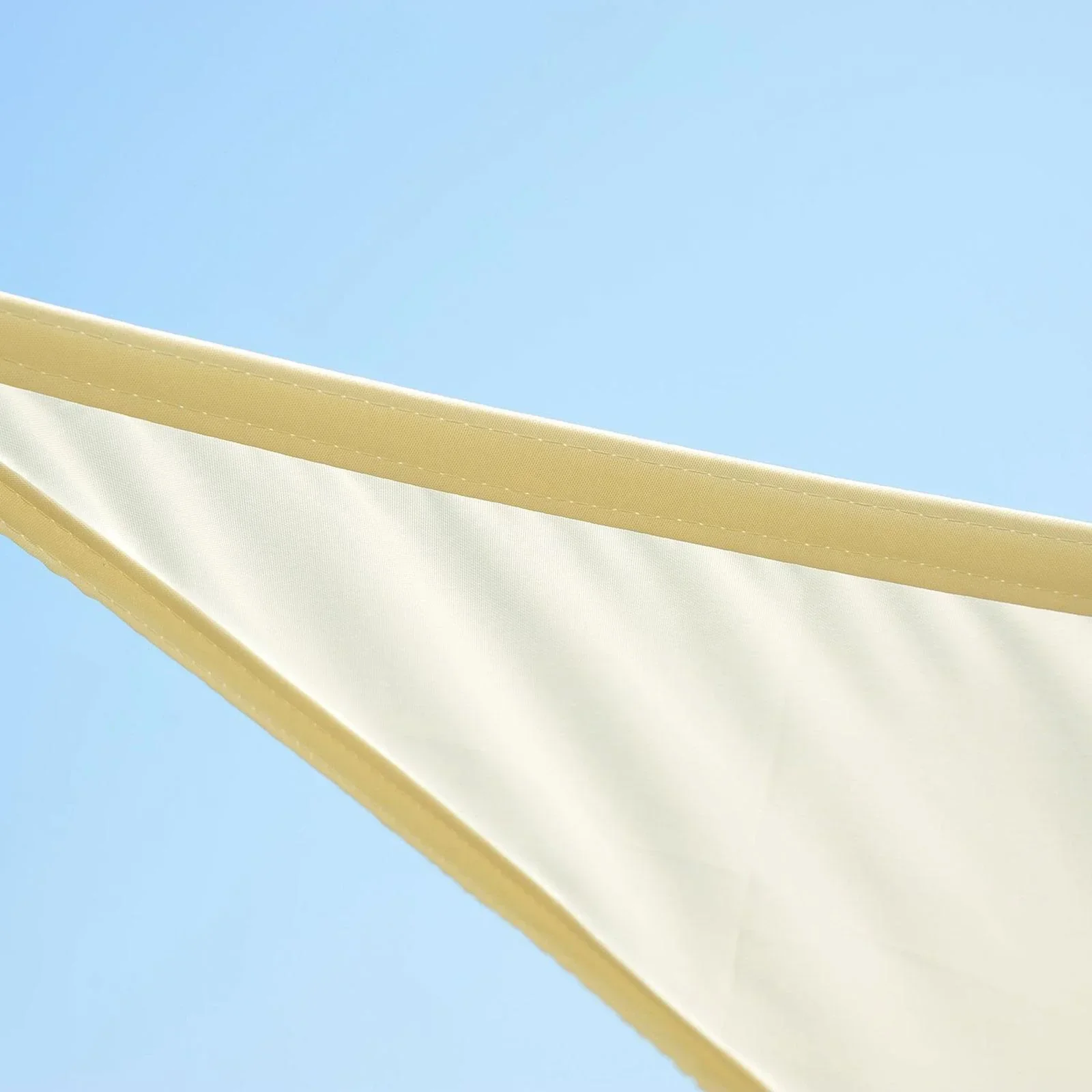 Sonnensegel Dreiecke 6x6x6 m Polyester - wasserabweisend Cream - 1