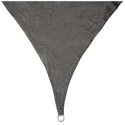 WASSERDURCHLÄSSIGES SONNENSEGEL - VIERECK - 5 x 5 m - DUNKELGRAU - 1