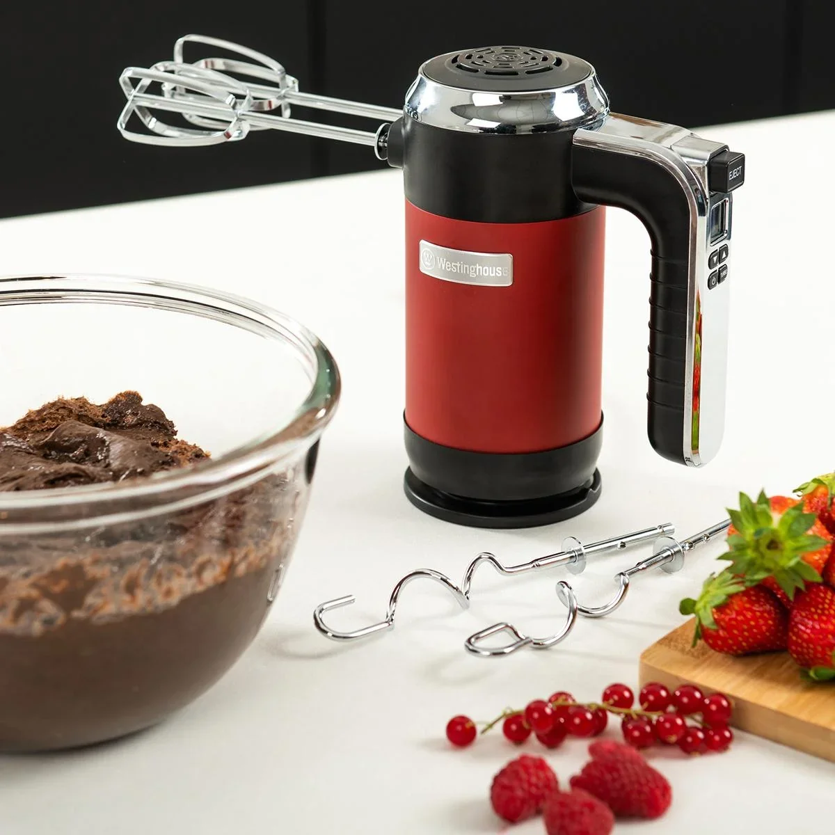 Retro-Handmixer - Rot - 5