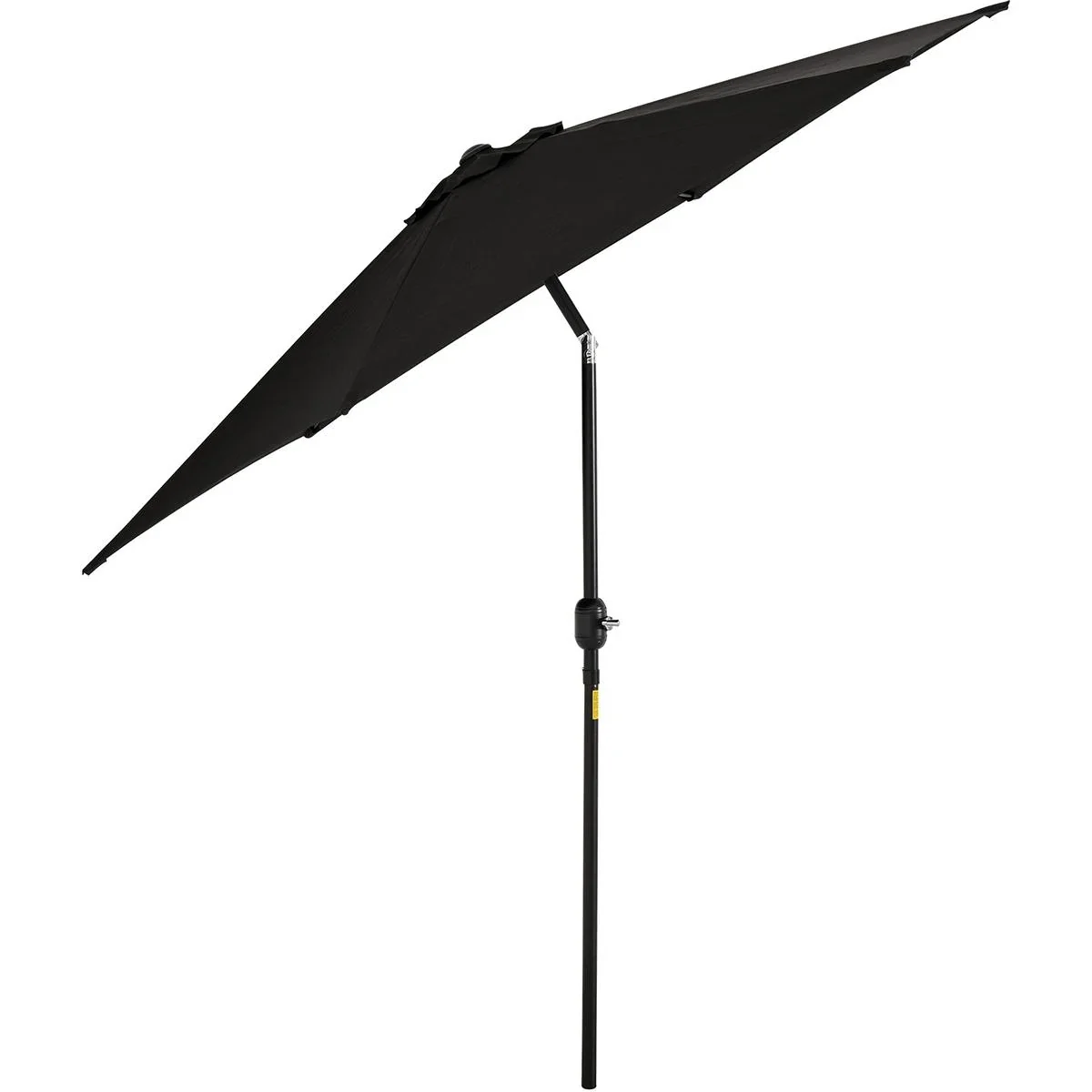 Sonnenschirm mit Handkurbel Schwarz - 7