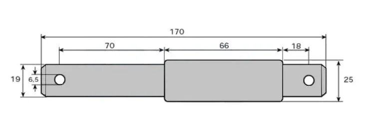 Oberlenker-Stufenbolzen, Kat. 1 (Ø 19 mm) - 2 (Ø 25 mm) - 0