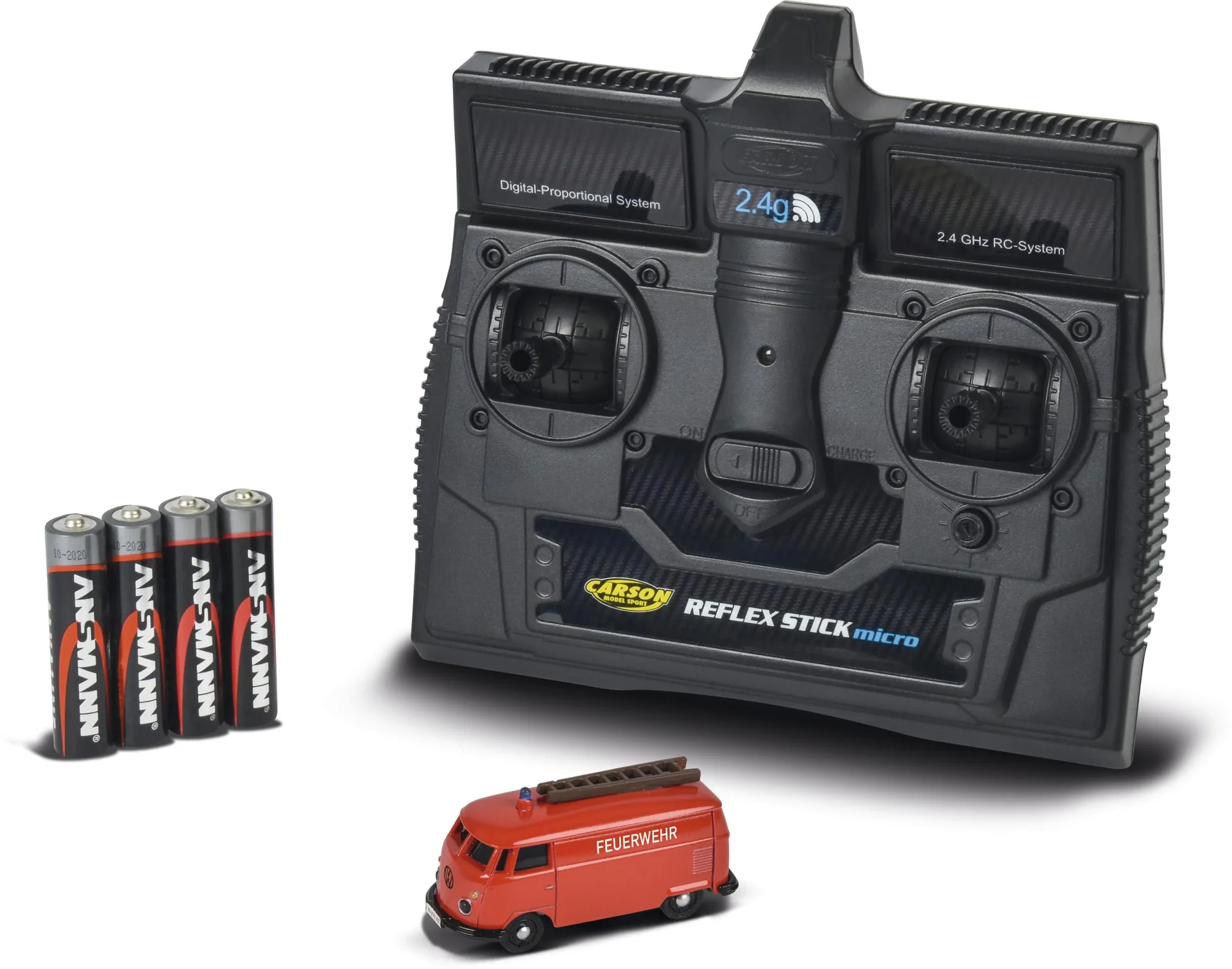 VW T1 Kastenwagen Feuerwehr 1:87 2.4 GHz RTR - 2