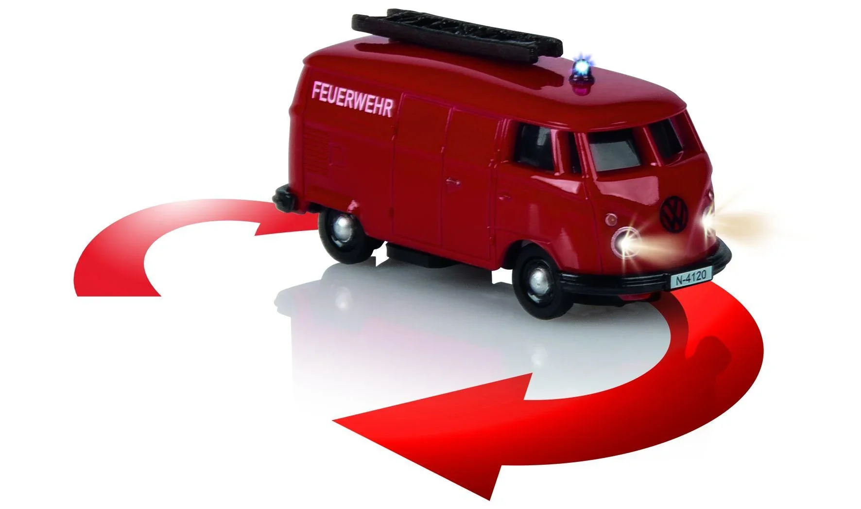 VW T1 Kastenwagen Feuerwehr 1:87 2.4 GHz RTR - 4