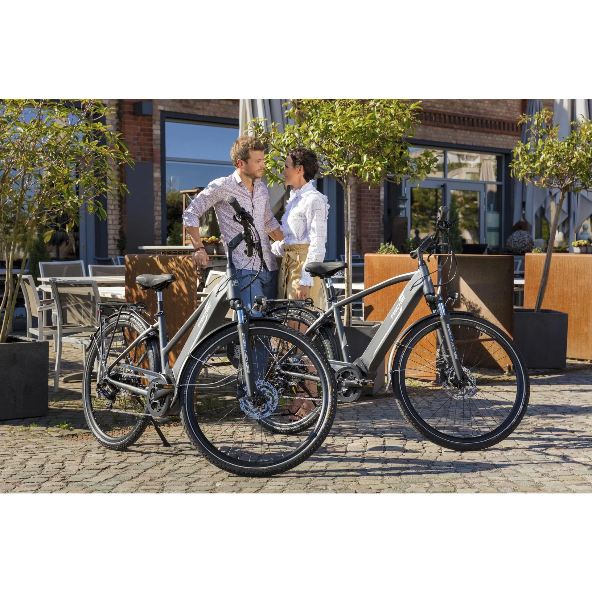 Damen E-Bike Trekking, 28 Zoll, Rahmengröße 49 cm,10-Gang Kettenschaltung, schiefergrau matt, VIATOR 5.0i - 9