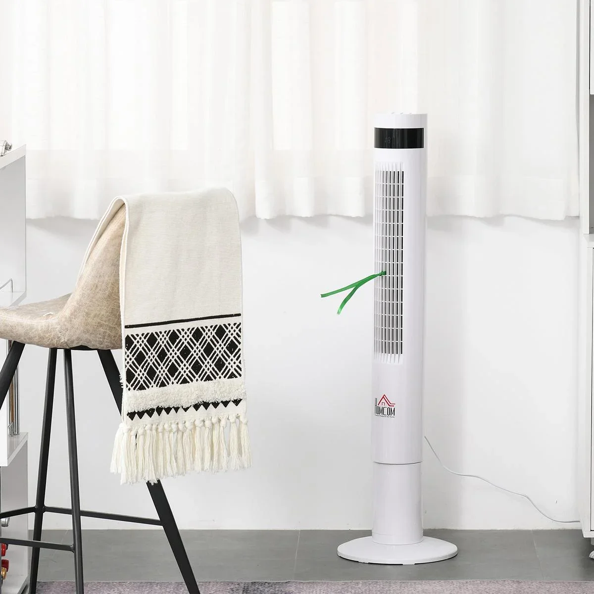 Turmventilator mit Fernsteuerung weiß - 6