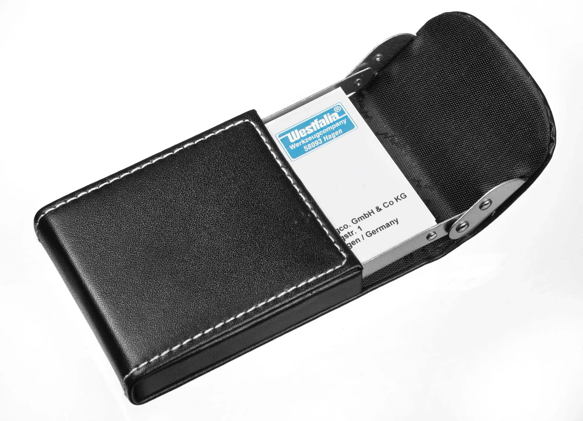Scheck-Visitenkarten und Zigaretten Etui - 1