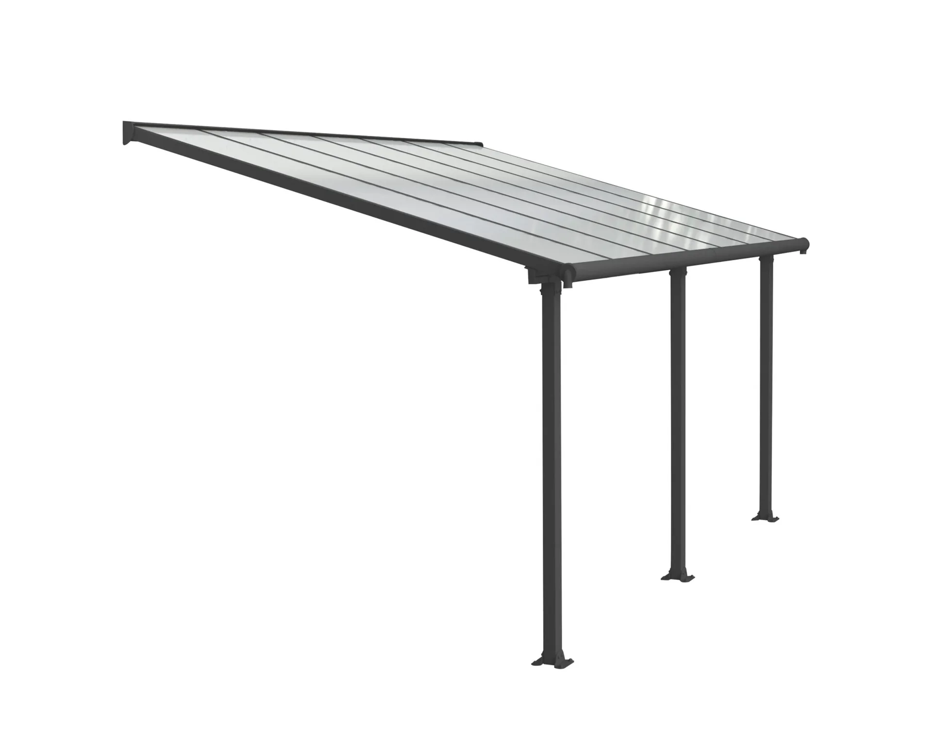 Terrassendach „Olympia“, Anthrazit, 3 x 4,25 m - 3