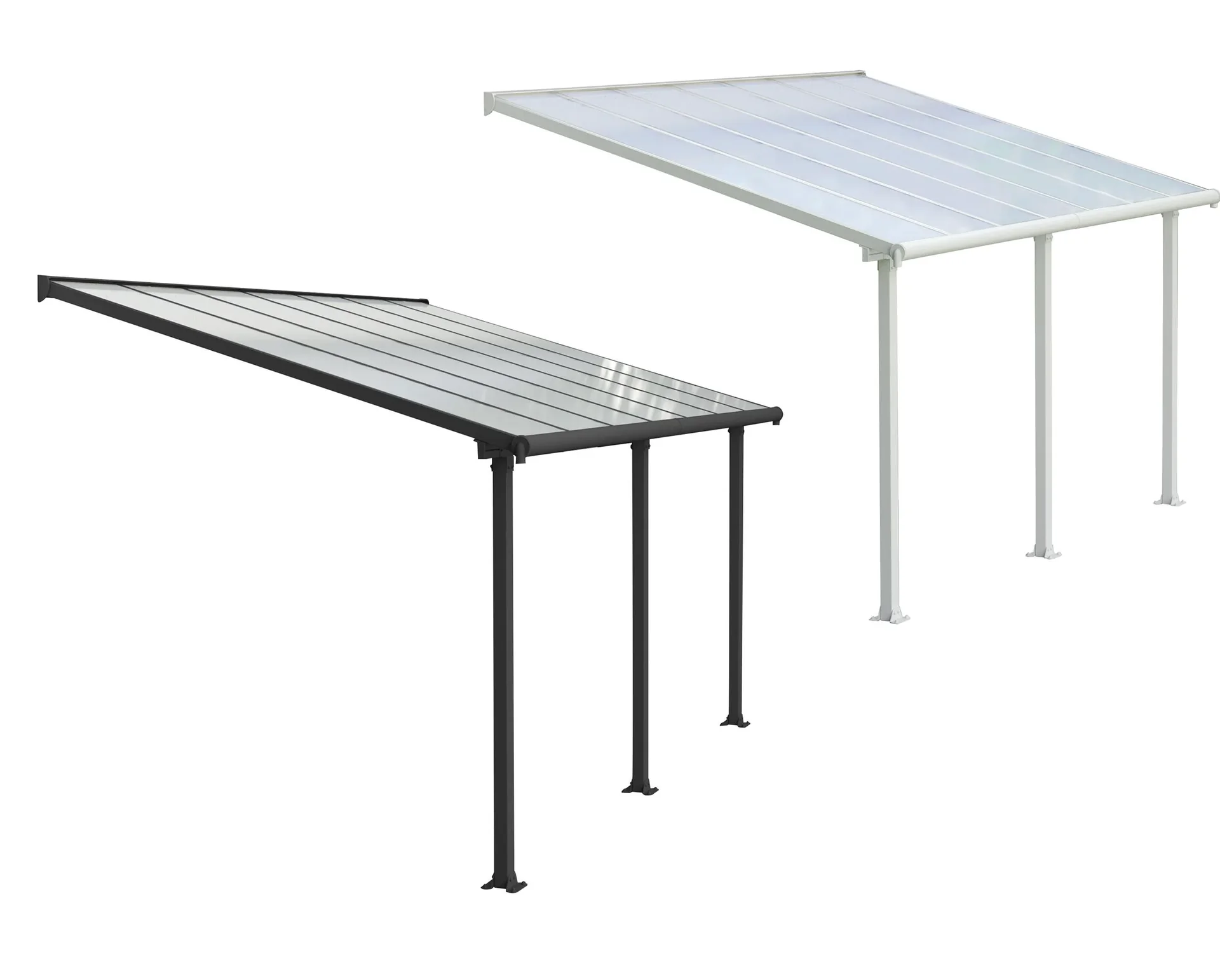 Terrassendach „Olympia“, Anthrazit, 3 x 4,25 m - 4