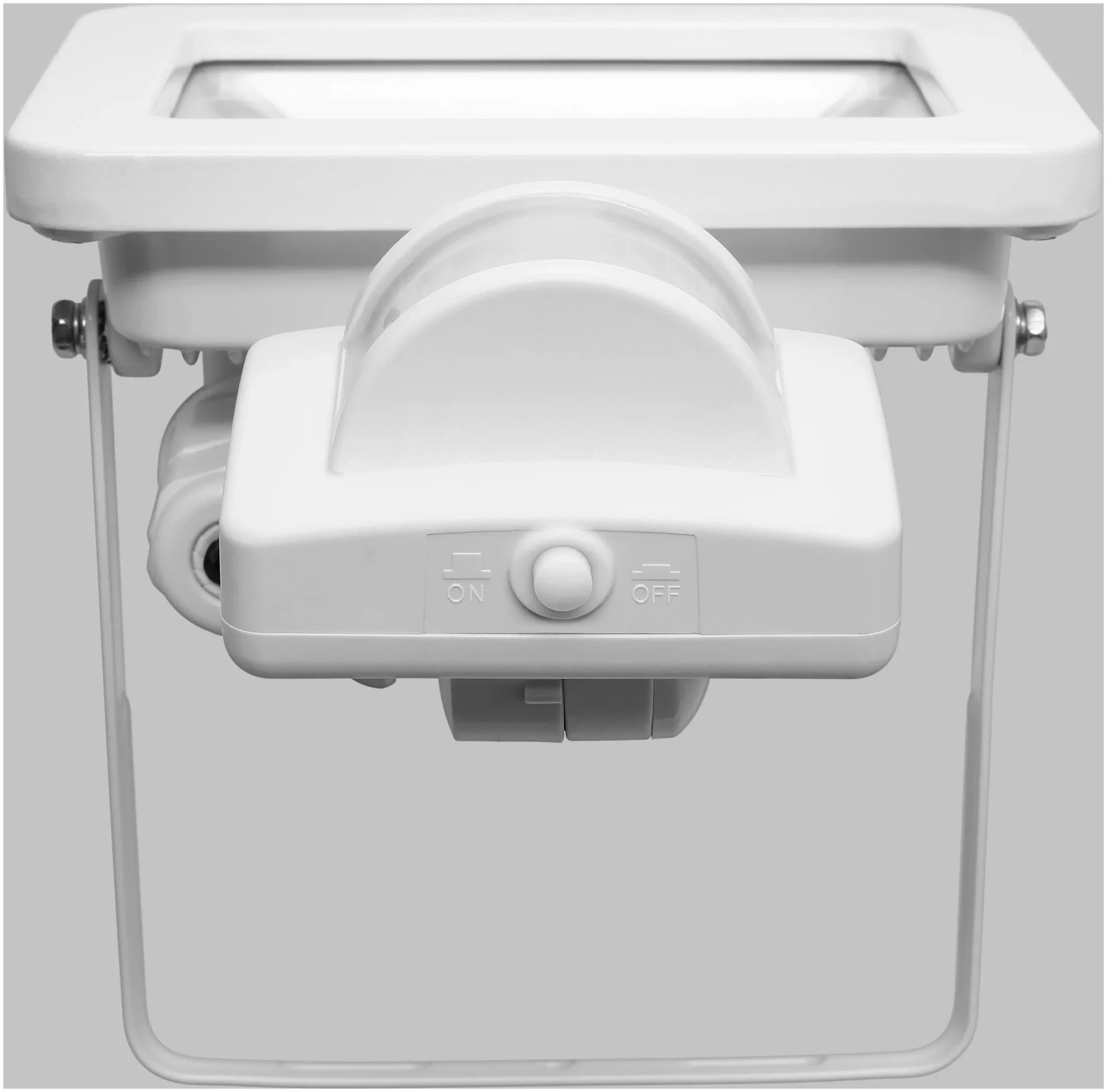 LED Außenstrahler mit Bewegungsmelder Weiß, 10 Watt - 850 Lumen - 6