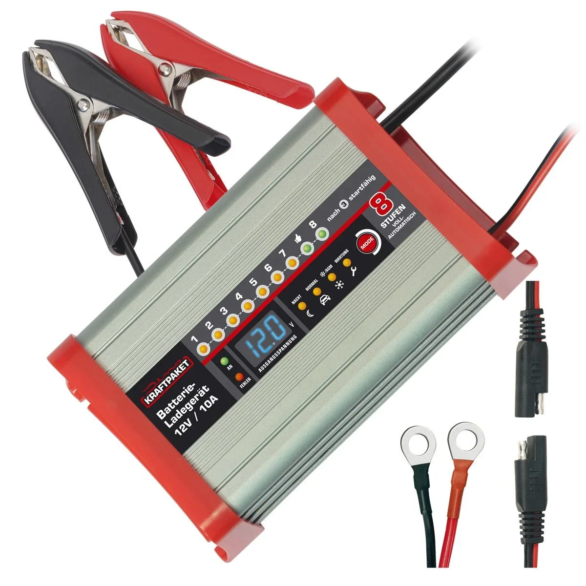 Batterieladegerät 12 Volt – 10 A mit Campingfunktion - 3