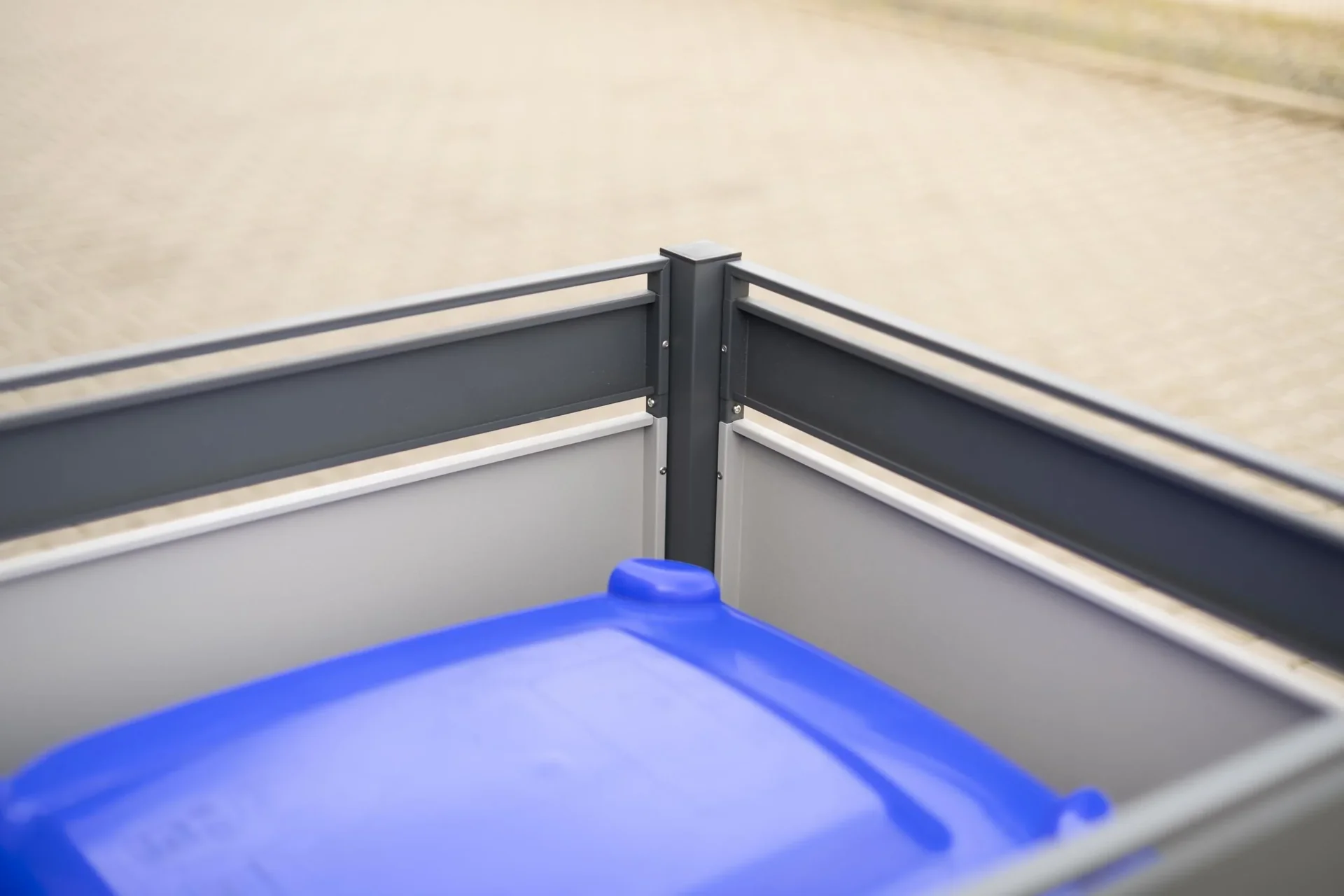 Mülltonnenverkleidung Planum 1er Box, 120 cm, anthrazit - 4