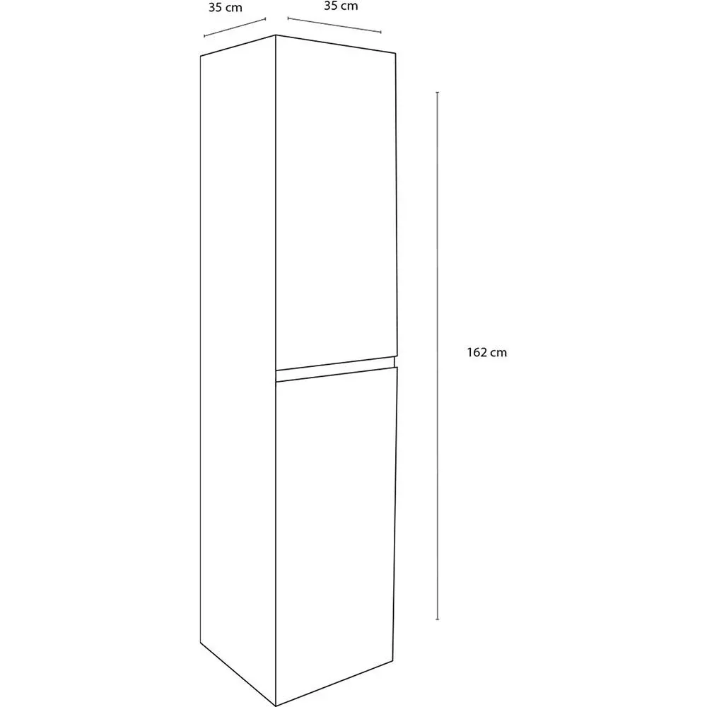 Concept Bade Hoher Schrank rechts gris fsc - 0