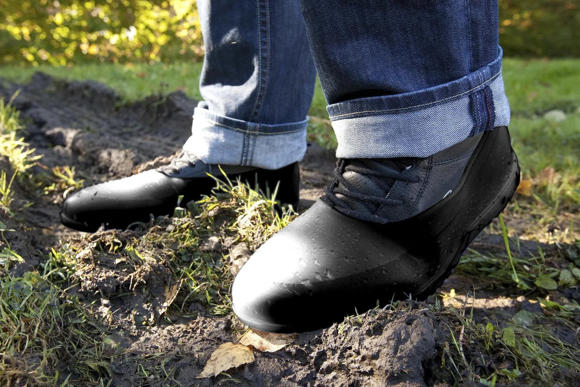 Silikon Gleitschutzschuhe mit Spikes, Gr. XXL/ 44 - 45 - 4
