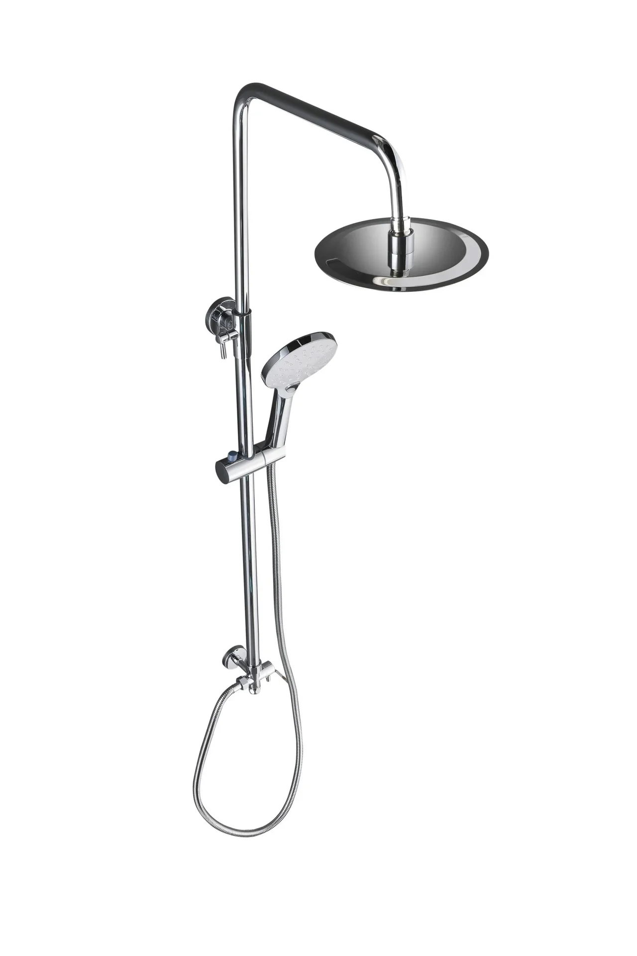 Duschsystem Bayala Round Duschsäule mit Regendusche Ø 20 cm Duschgarnitur Dusch-Set - 6