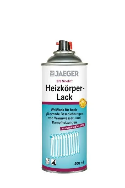 Heizkörperlackspray 400 ml, weiß hochglänzend - 4