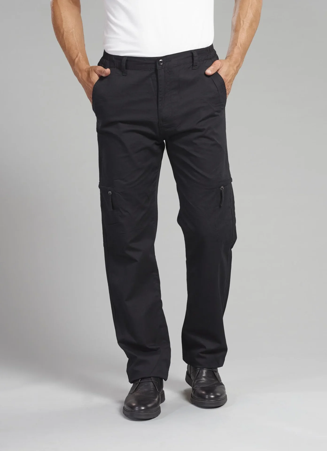 Outdoorhose mit Baumwollfutter, Farbe schwarz, Gr.48 - 1