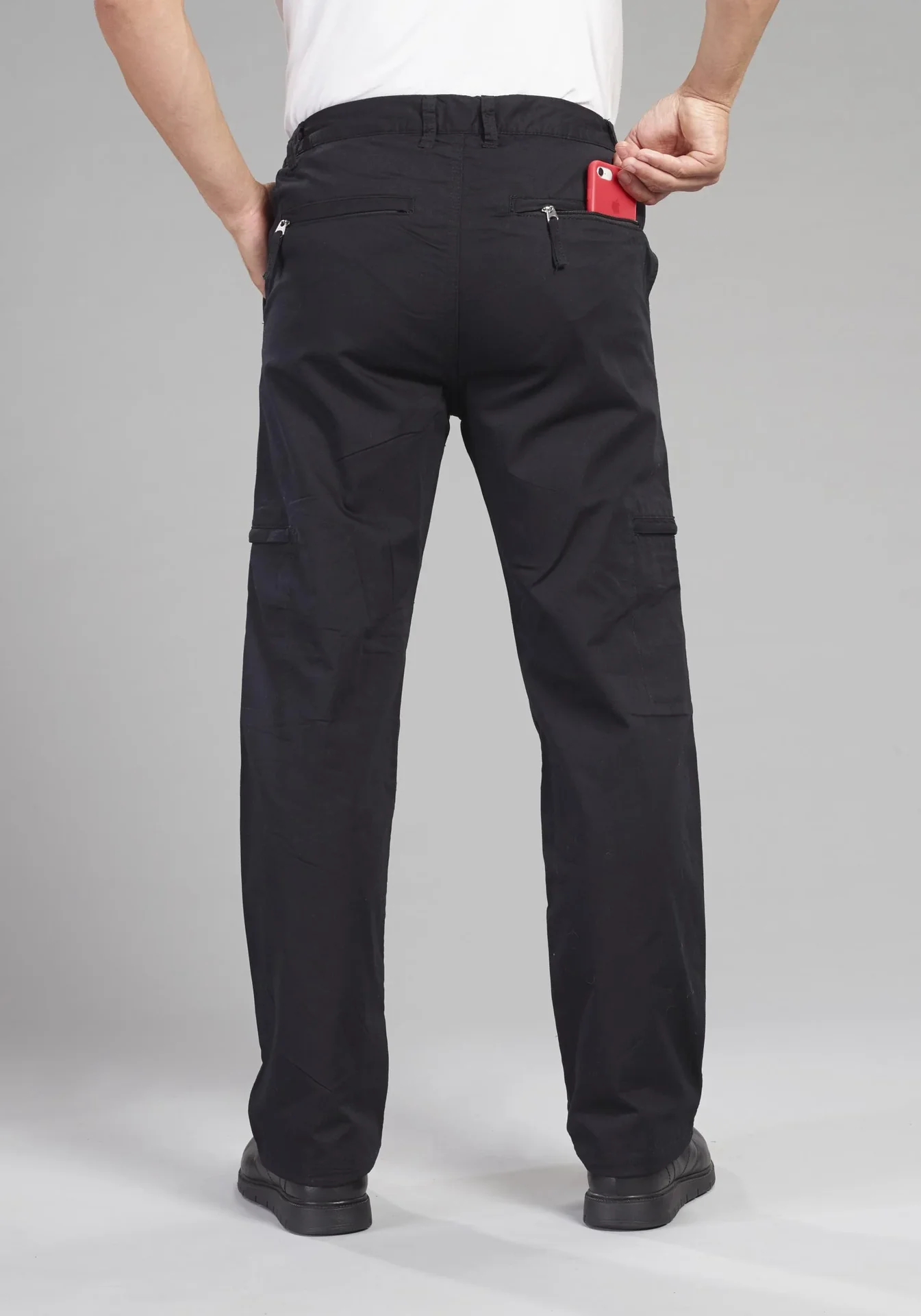 Outdoorhose mit Baumwollfutter, Farbe schwarz, Gr.48 - 2