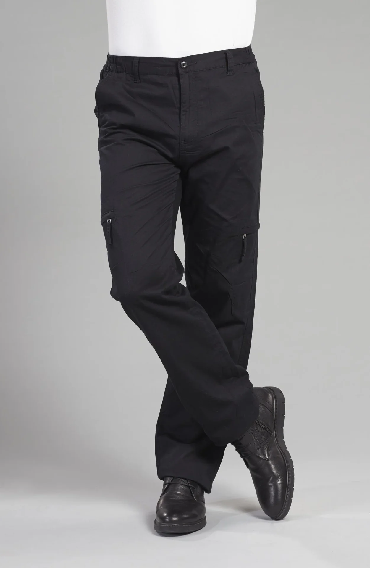 Outdoorhose mit Baumwollfutter, Farbe schwarz, Gr.48 - 3