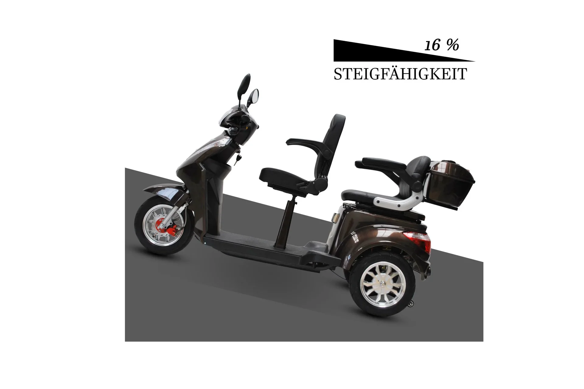 Elektromobil 503 Braun, 2 Sitzer, 25 km/h - 7